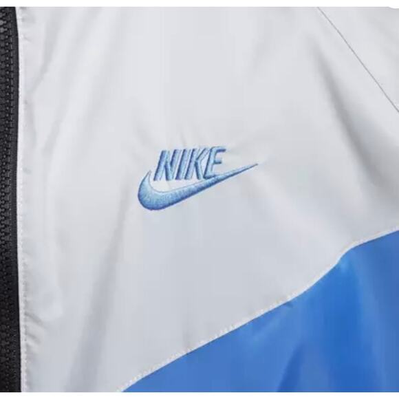 Nike Men’s Sportswear Windrunner Hooded Jacket Blue/Gray Full Zip Size Medium - Picture 3 of 6